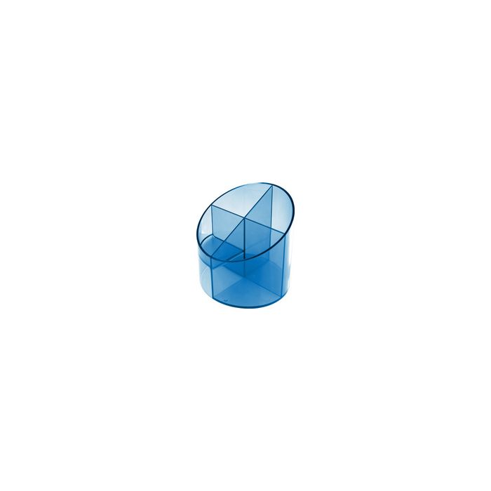 helit Pot multifonction "the cross", 4 compartiments, bleu
