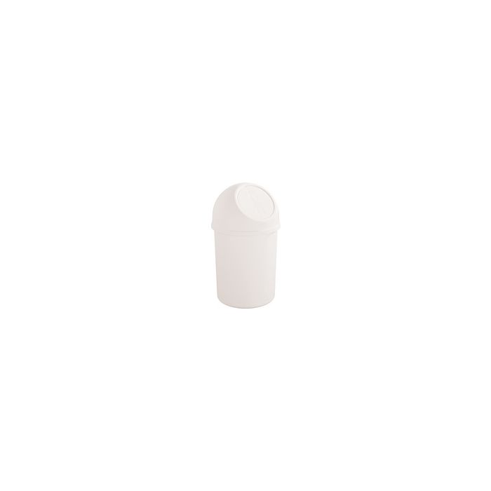 helit Poubelle "the flip", 6 litres, blanc