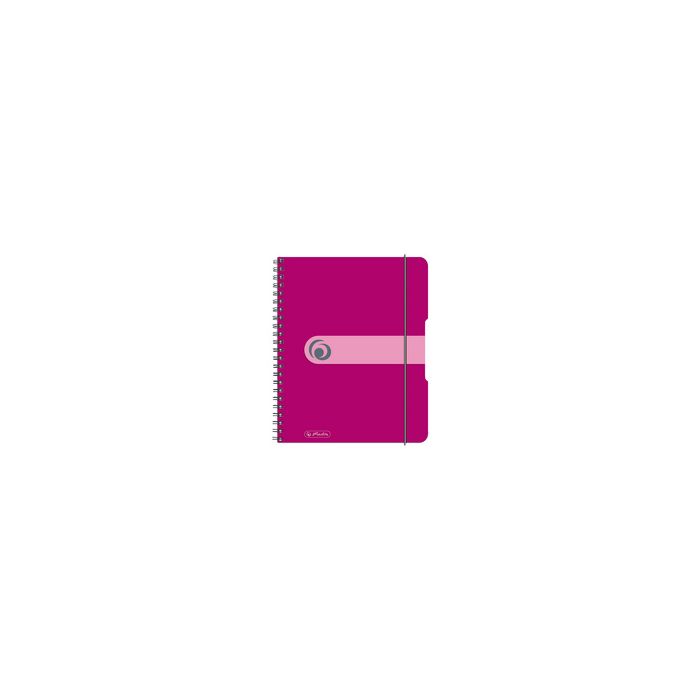 herlitz Cahier à spirales easy orga to go, A5, framboise