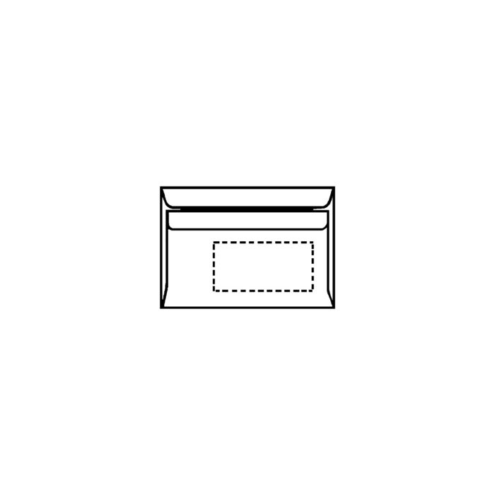 herlitz Envellope C6, sans fenêtre, blanc