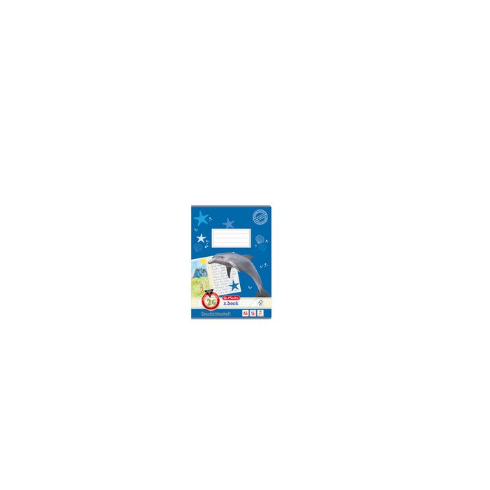 herlitz Geschichtenheft x.book, DIN A5, Lineatur 2G