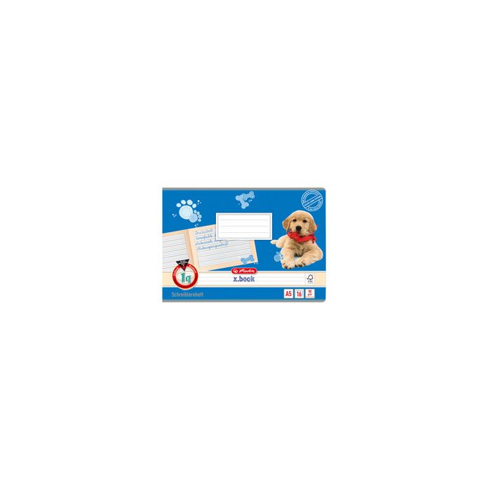 herlitz Schreiblernheft x.book, DIN A5 quer, Lineatur 1q