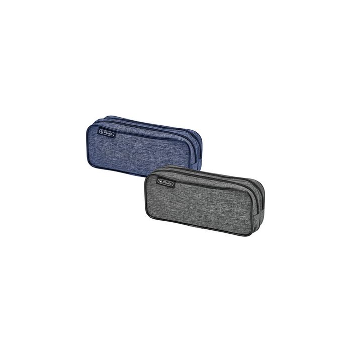 herlitz Trousse double "Knitted Fabric", assorti x2