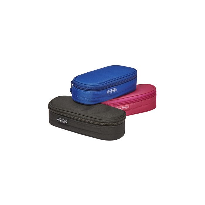 herlitz Trousse, en nylon, bleu
