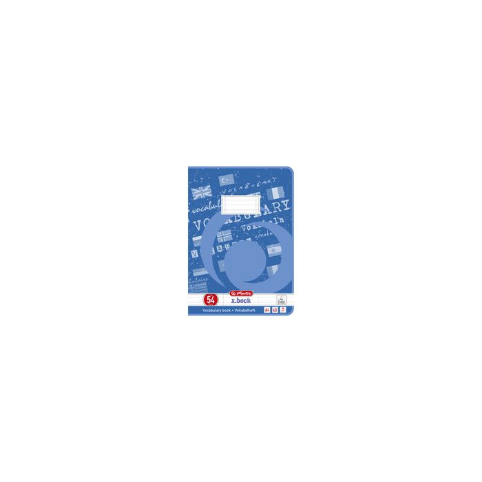 herlitz Vokabelheft x.book, DIN A4, 3-spaltig, 40 Blatt