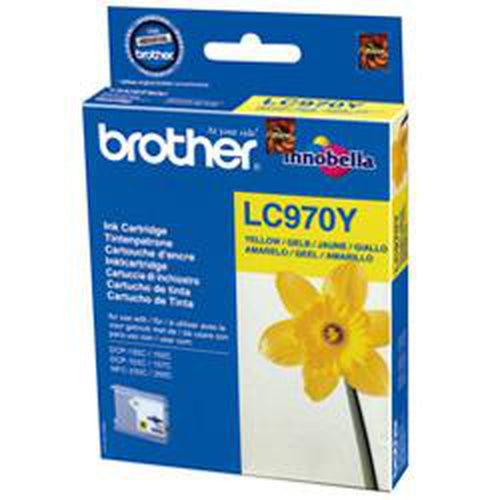 Cartouche d'origine Brother LC970YBP - jaune