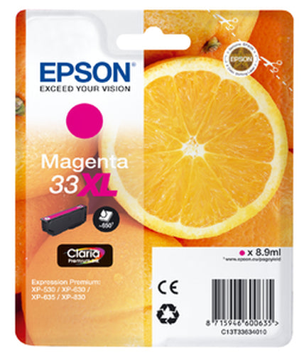 Cartouche compatible premium Epson C13T33634010 / 33XL - magenta