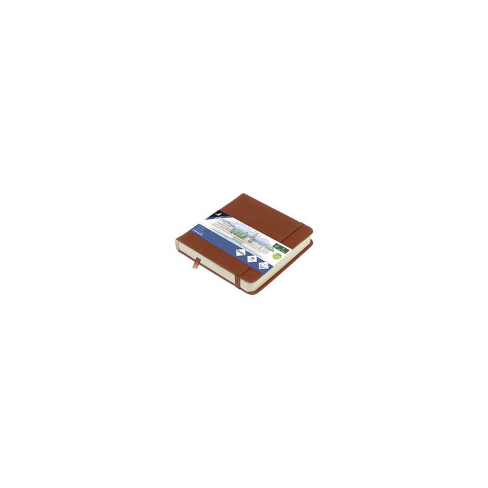 kangaro Carnet de croquis, 160 pages, 120x120 mm, cognac