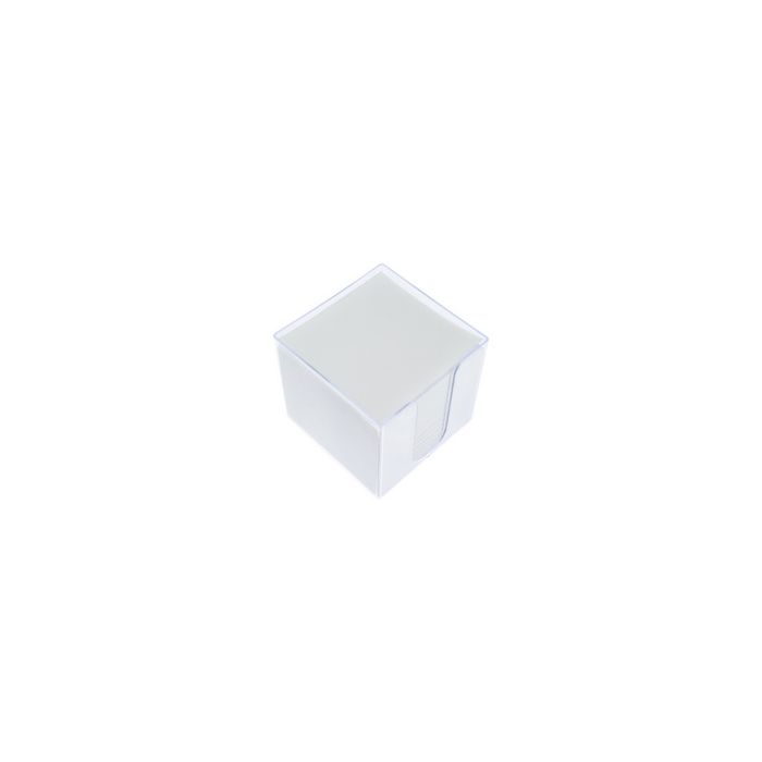 kangaro Zettelbox, transparent, bestückt, 700 Blatt weiß
