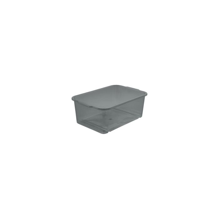 keeeper Bac de rangement "wilma", gris transparent