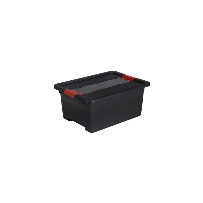 keeeper Boîte de rangement "eckhart", 12 L, graphite/rouge