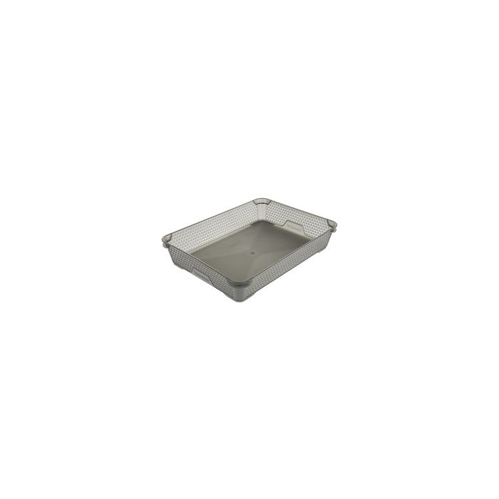 keeeper Corbeille de rangement "mirko", A4, crystal-grey