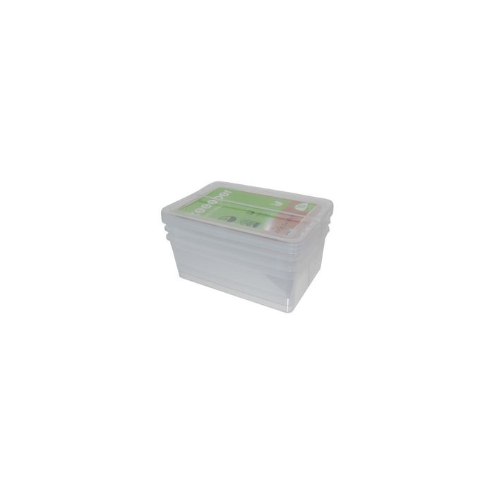 keeeper Kit de boîtes de rangement "bea", 3x 11,0 litres, PP
