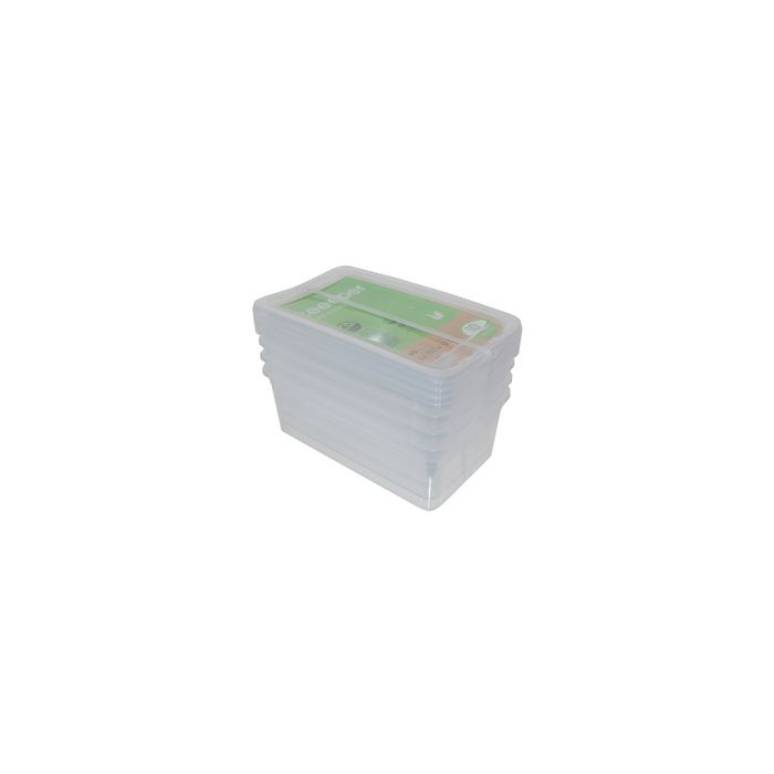 keeeper Kit de boîtes de rangement "bea", 4x 5,6 litres, PP