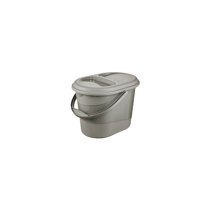 keeeper Seau à déchets bio "elsa eco", 13 litres, stone grey