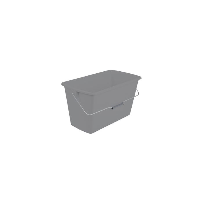 keeeper Seau de ménage "bent", rectangulaire, nordic-grey