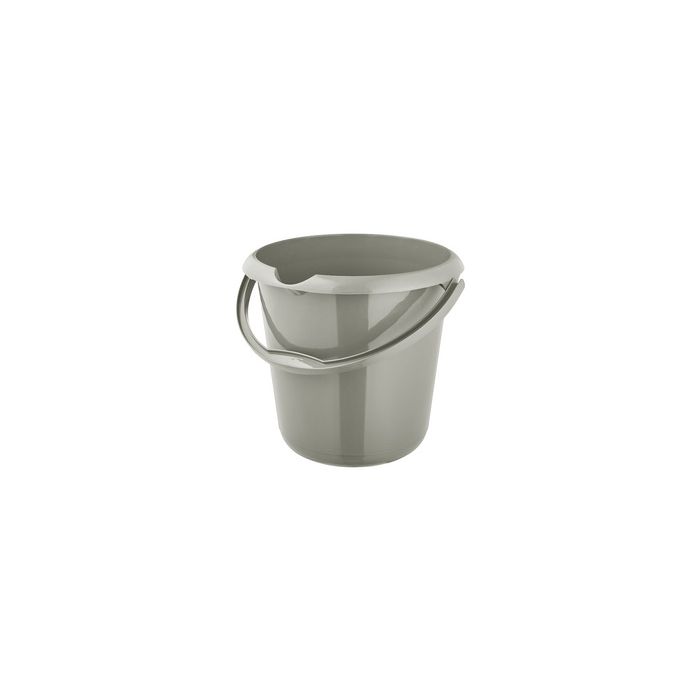 keeeper Seau "mika eco", rond, 10 litres, stone grey
