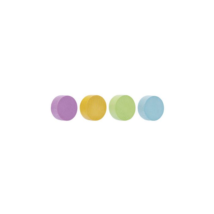 magnetoplan Aimant néodyme Wood Series Circle, coloré