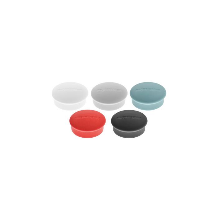 magnetoplan Discofix aimant rond "mini", couleurs assorties