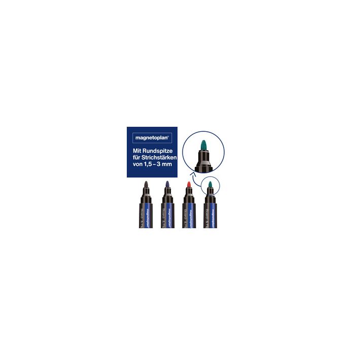 magnetoplan Marqueur pour tableau blanc & chevalet PRO+