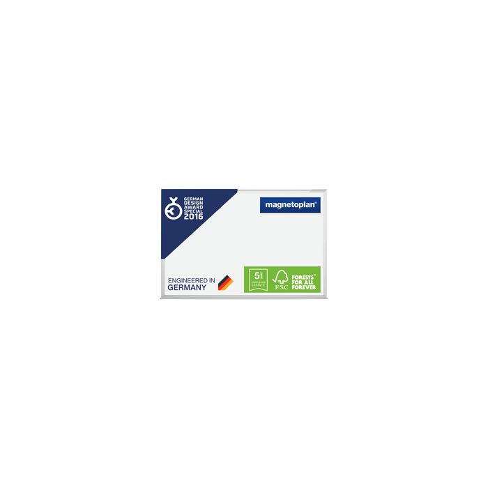 magnetoplan Tableau blanc SP, (L)900 x (H)600 mm