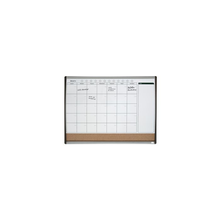 nobo Tableau combiné à grille de calendrier, (l)585x(H)430mm