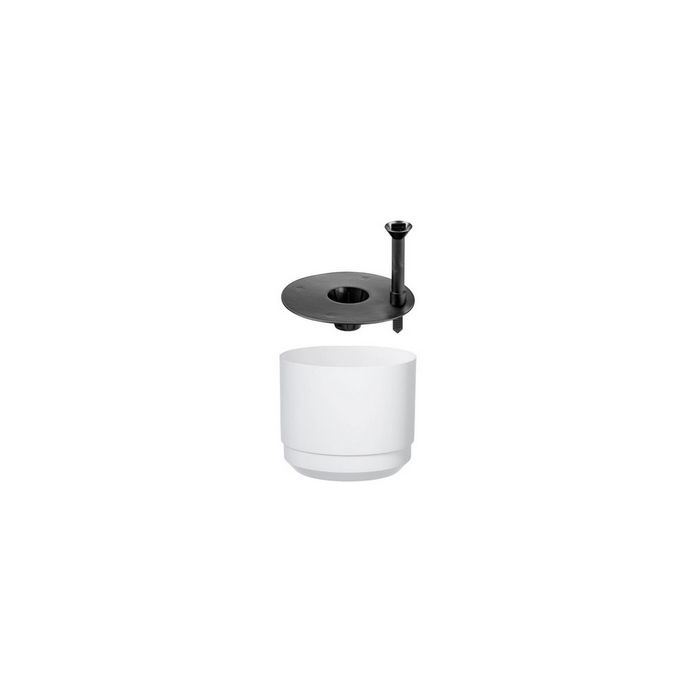 orthex Pot de fleurs PAULINA, diamètre : 140 mm, blanc