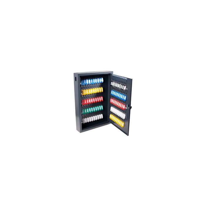 pavo Armoire à clés Deluxe, pour 100 clés, gris foncé