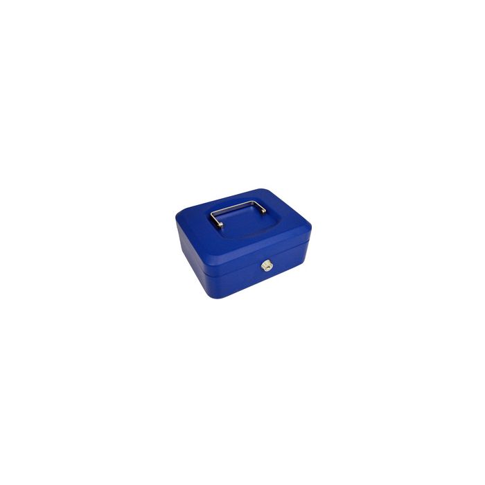 pavo Caisse à monnaie, (L)200 x (P)160 x (H)90 mm, bleu