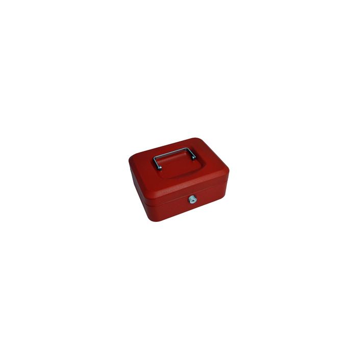 pavo Caisse à monnaie, (L)200 x (P)160 x (H)90 mm, rouge