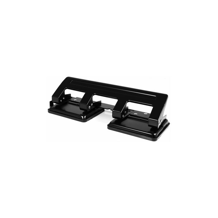 pavo Perforateur 4 trous, capacité: 20 feuilles, noir