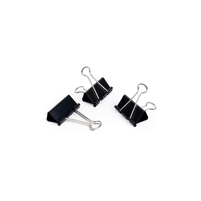 pavo Pince double clip, (L)41 mm, écartement 20 mm, noir