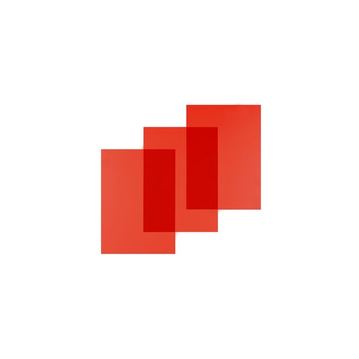 pavo plats de couverture, A4, PVC, 0,20 mm,rouge transparent
