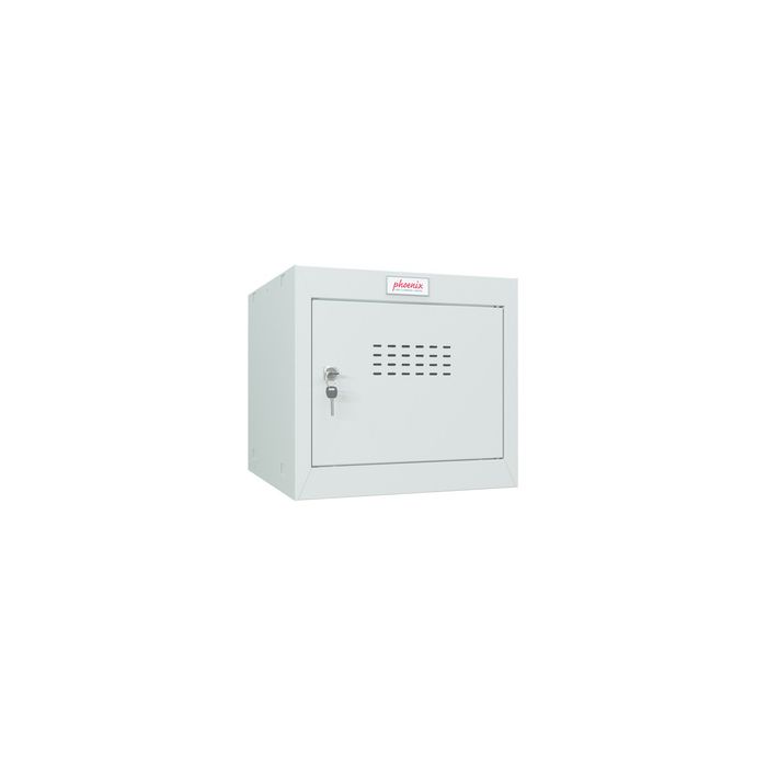 phoenix Casier cubique CL0344, serrure à clé, gris clair