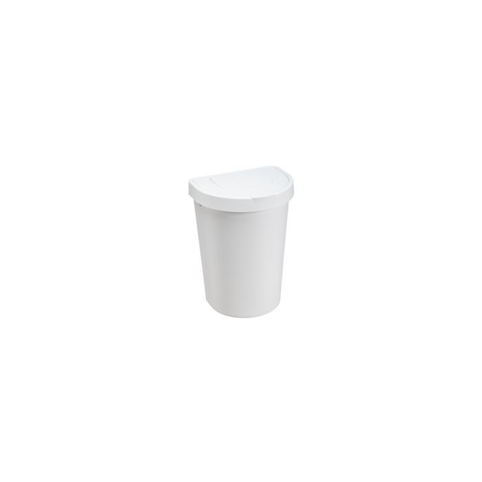 plast team Poubelle SEATTLE, 25 litres, blanc