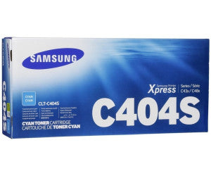 Cartouche Laser de Marque Samsung CLT-C404S Cyan (1 000 pages)