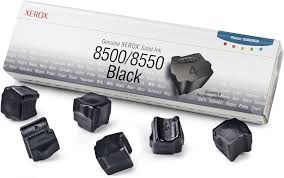 6 bâtonnets Encre solide de Marque Xerox 108R672 BLACK (6000 pages)