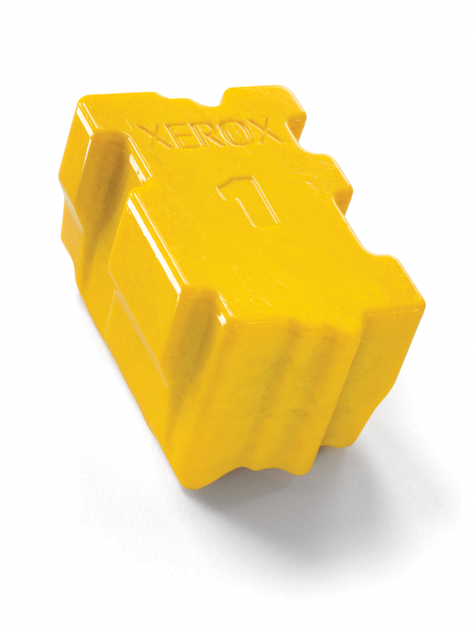 3 Color Stix Cartouches Compatible d'encre solide XEROX 108R607 Jaune (3400 Pages)