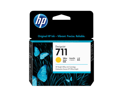 Cartouche d'origine HP CZ132A / 711 - jaune
