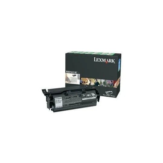 Cartouche Laser de Marque Lexmark C651A11E Noir  (7000 pages)