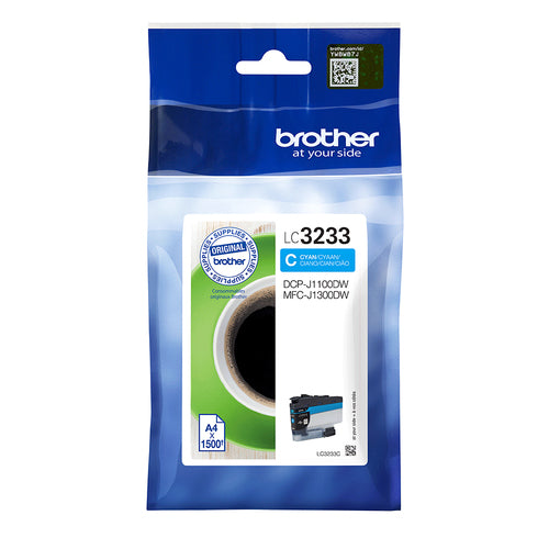 Cartouche d'origine Brother LC3233C - cyan