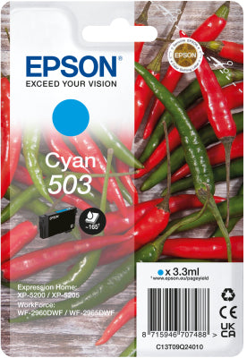 Cartouche d'origine Epson C13T09Q24020 / 503 - cyan