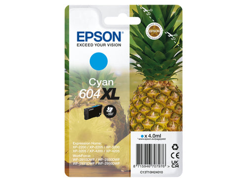 Cartouche compatible premium Epson C13T10H24010 / 604XL - cyan