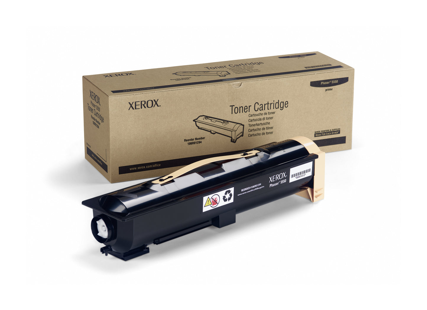 Cartouche Laser de Marque Xerox 106R01294 Noir (35 000 pages)