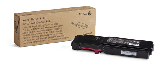 Cartouche Laser de Marque Xerox 106R02230 Magenta Haute Capacité (6000 pages)