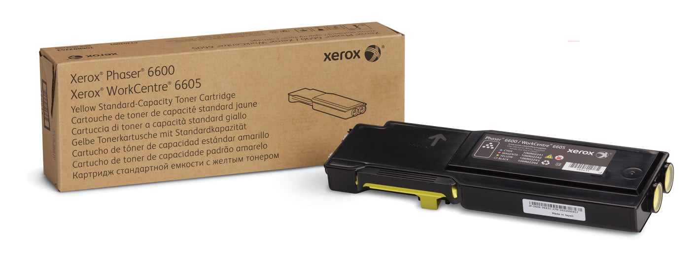 Cartouche Laser de Marque Xerox 106R02247 Jaune (2000 pages)