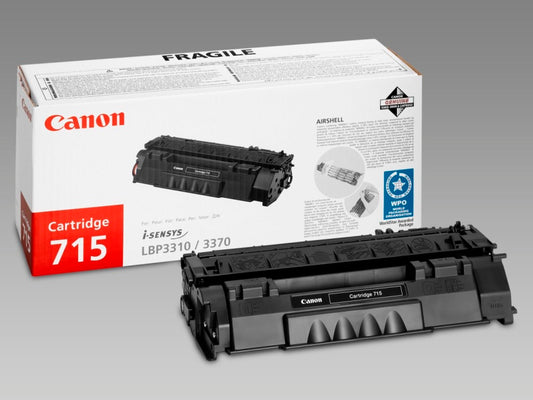 Cartouche Laser de Marque Canon CRG-715BK Noir (3000 pages)