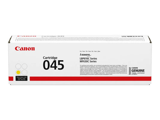 Cartouche Laser de Marque Canon CRG-045Y (045) Jaune (1 300 pages)