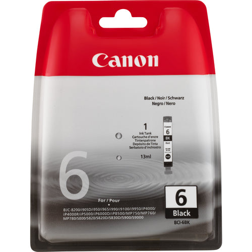 Cartouche d'origine Canon 4705A002 / BCI-6 BK - noire