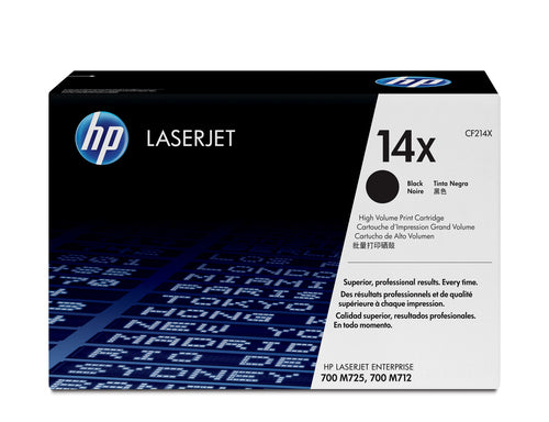 Cartouche Laser de MarqueHP CF214X Noir Haute Capacité 17500 copies